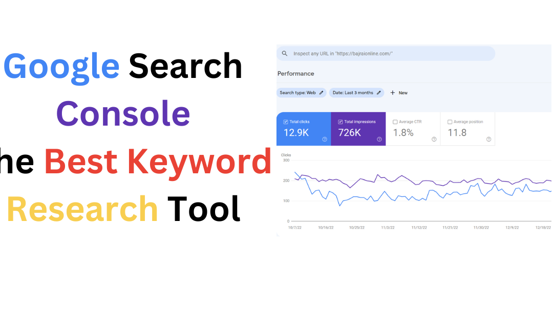 Google Search Console the best keyword research tool