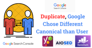 Duplicate, Google Chose Different Canonical than User