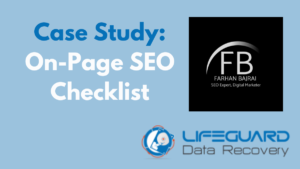 Case Study On-Page SEO Checklist